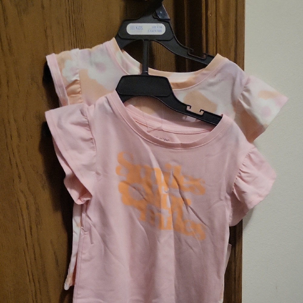 Kids Pink Graphic T-Shirt